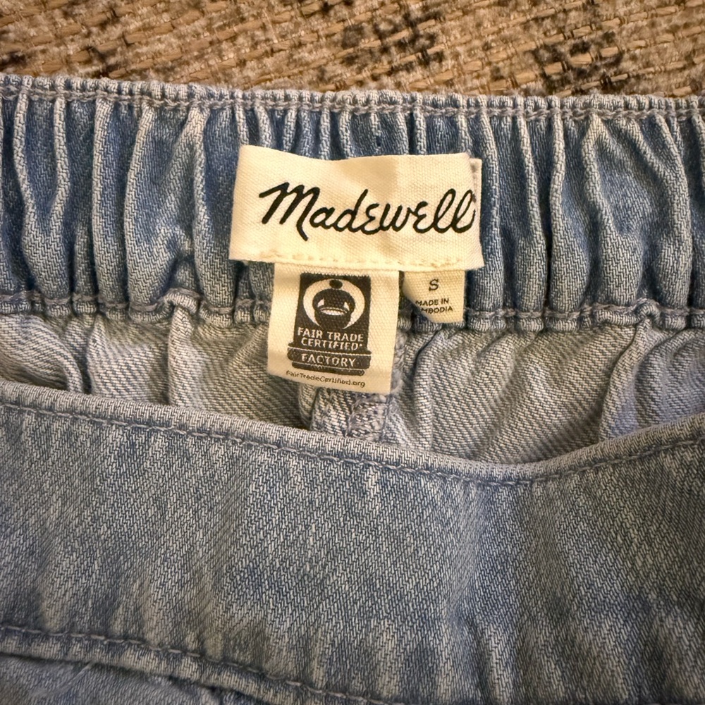 Madewell Sky Blue Denim Skirt